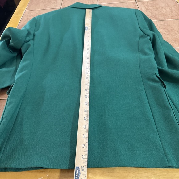 Dickinson & Lee 38S Kelly Green Blazer Sport Coat Jacket USA Made Gold Buttons - Picture 12 of 12